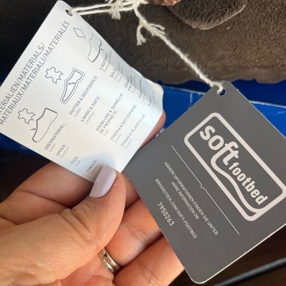 Birkenstock Boston Mocha Suede Leather Soft Footbed Reg Width US W10 M8 EU 41 - Picture 7 of 8